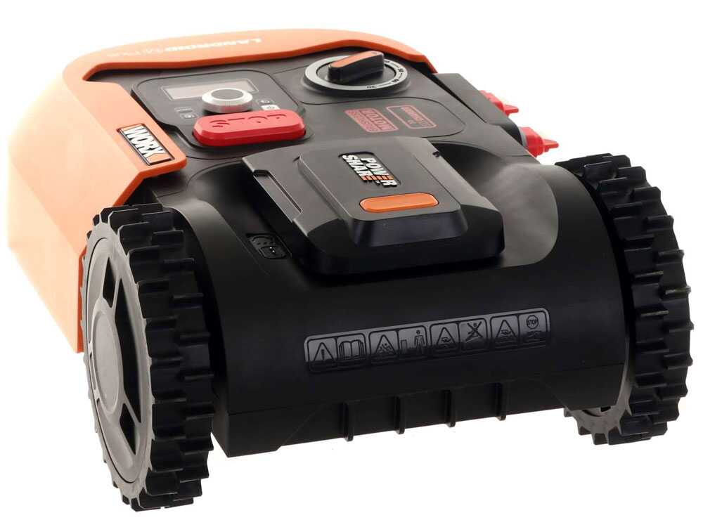 Worx Landroid WR167E – Robot cortacésped con perímetro batería 20V y 4Ah – M700 2.0